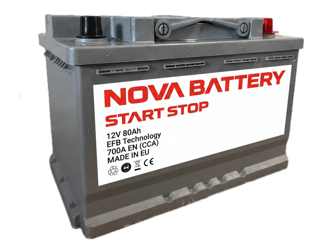 Nova Start-Stop EFB otomotiv akü ailesi ürün görseli