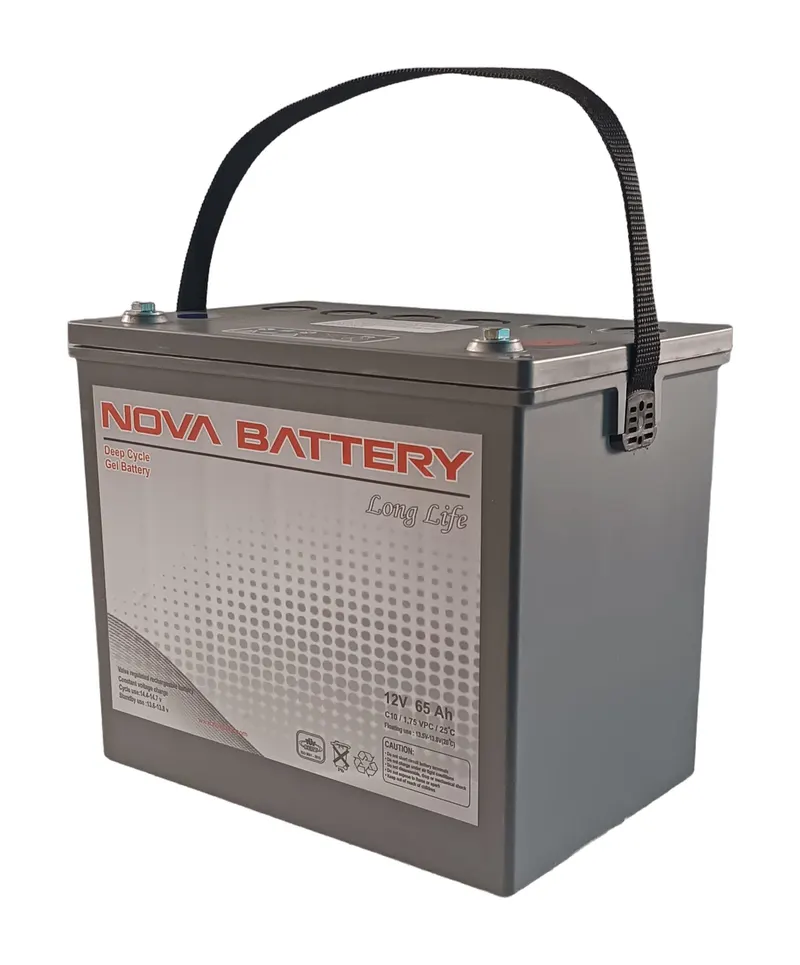 Nova SDGB-6512 deep-cycle jel akü ürün görseli