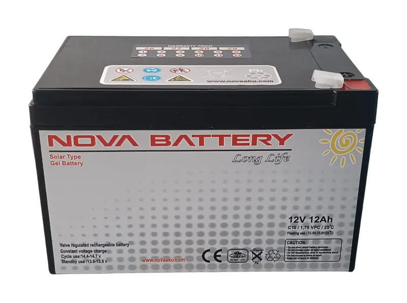 Nova SSGB-1212 solar jel akü ürün görseli
