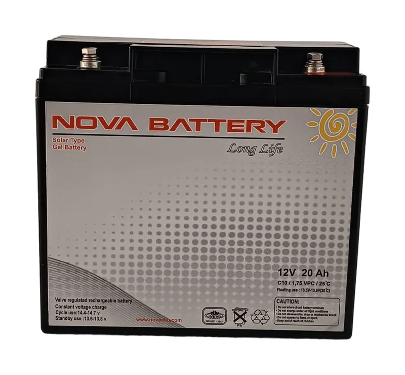 Nova SSGB-2012 solar jel akü ürün görseli