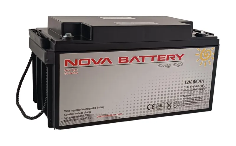 Nova SSGB-6512 solar jel akü ürün görseli